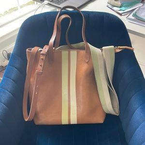 Madewell tote with two straps